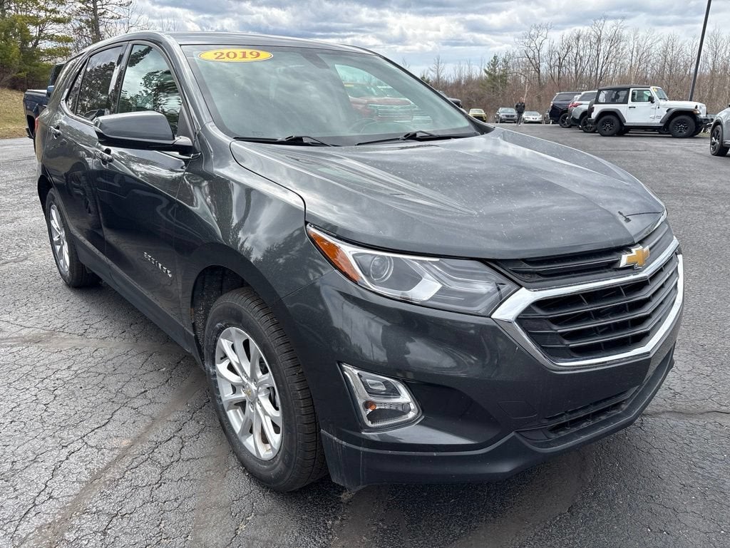 2019 Chevrolet Equinox LT in Nightfall Gray Metallic — front three-quarter view