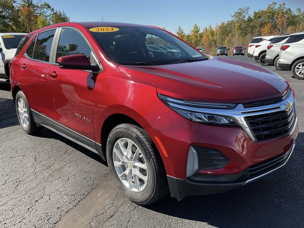 2024 Chevrolet Equinox LT in Radiant Red Tintcoat — front three-quarter view