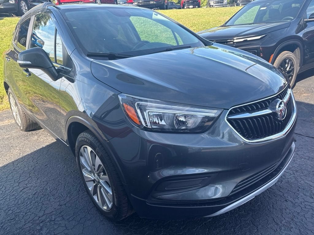 2017 Buick Encore Preferred in Includes (Cm5) Black Carbon Metallic Lower Exterior Accent Color, Paint Code W700s.) — front...